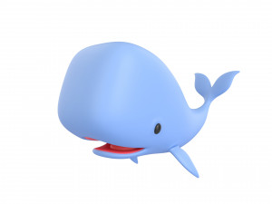 Character039 Whale Modelo 3D