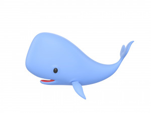 Character039 Whale Modelo 3D