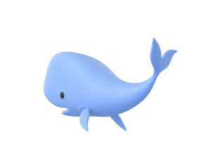 Character039 Whale Modelo 3D
