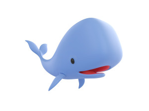 Character039 Whale Modelo 3D