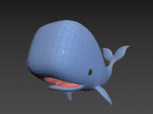 Character039 Whale Modelo 3D