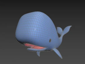 Personagem039 Baleia Modelo 3D