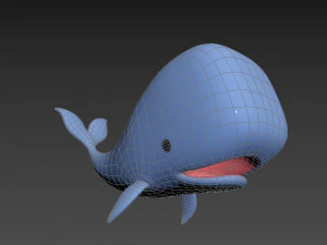 Personagem039 Baleia Modelo 3D