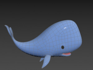 Character039 Whale Modelo 3D