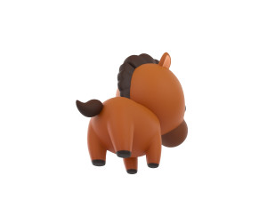Character040 Horse 3D Модель