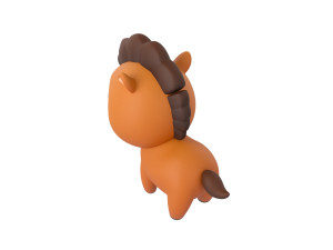 Character040 Horse 3D Модель