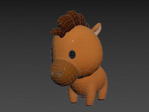 Character040 Horse 3D Модель