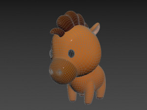 Character040 Horse 3D Модель