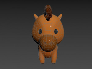 Character040 Horse 3D Модель