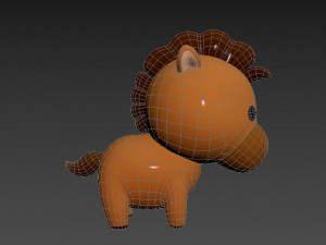 Character040 Horse 3D Модель