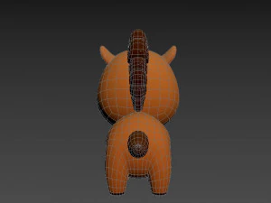 Character040 Horse 3D Model