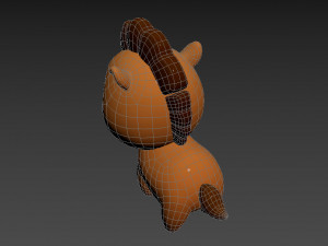 Character040 Horse 3D Модель