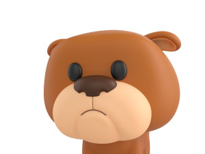 Character041 Bulldog 3D Model