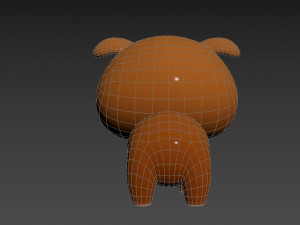 Character041 Bulldog 3D Model