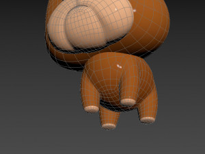 Character041 Bulldog 3D Model