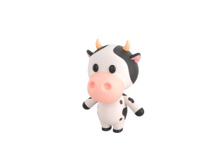 Character042 Cow Model 3D