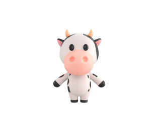 Character042 Cow Modello 3D