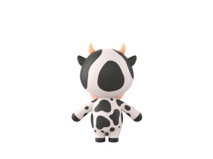 Character042 Cow Modello 3D