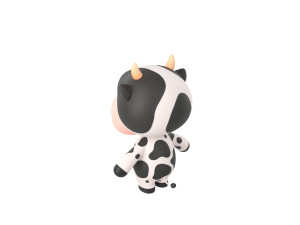 Character042 Cow Modello 3D