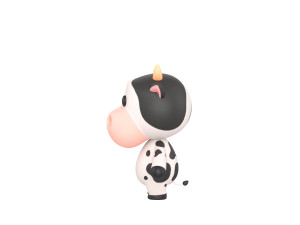 Character042 Cow Modello 3D