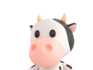 Character042 Cow Modello 3D