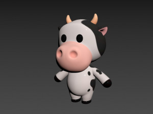 Character042 Cow Modello 3D