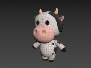 Character042 Cow Modello 3D
