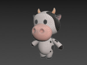 Character042 Cow Modello 3D
