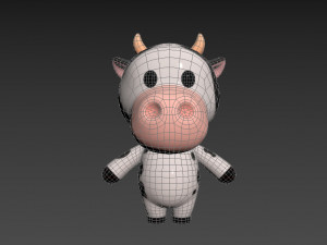 Character042 Cow Modello 3D