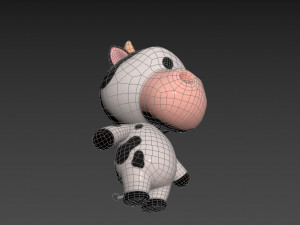 Character042 Cow Modello 3D