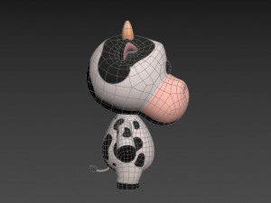 Character042 Cow Modello 3D