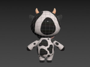 Character042 Cow Modello 3D
