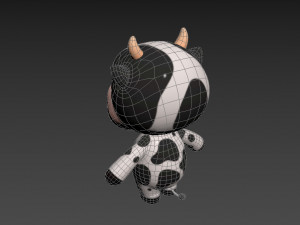Character042 Cow Modello 3D