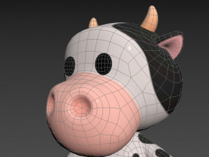Character042 Cow Modello 3D