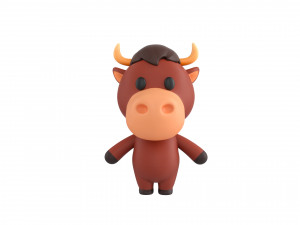 Character043 Bull 3D 模型