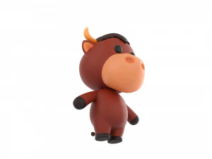 Character043 Bull 3D Model
