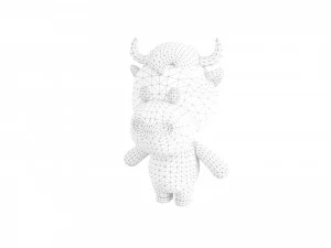 Character043 Bull 3D Model