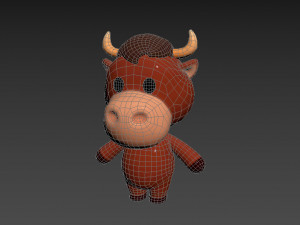 Character043 Bull 3D 模型