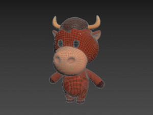 Character043 Bull 3D 模型