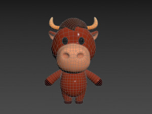 Character043 Bull 3D 模型