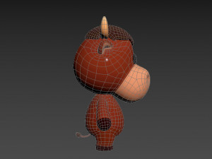 Character043 Bull 3D 模型
