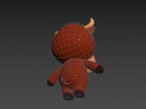 Character043 Bull 3D 模型