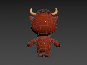Character043 Bull 3D 模型