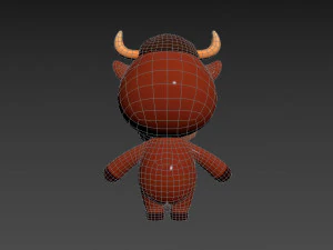 Character043 Bull 3D Model