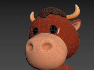 Character043 Bull 3D Model
