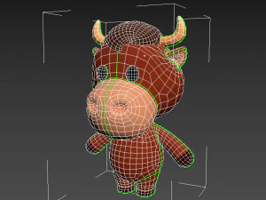 Character043 Bull 3D Model