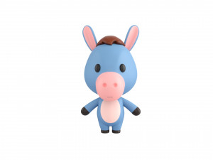 Character044 Donkey 3D मॉडल