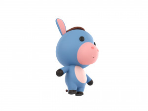 Character044 Donkey 3D मॉडल