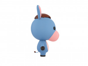 Character044 Donkey 3D मॉडल