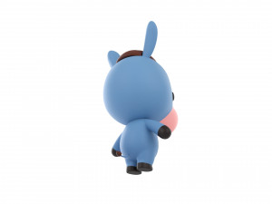Character044 Donkey 3D मॉडल